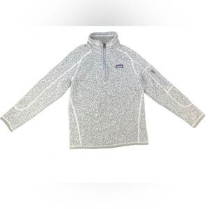 PATAGONIA Gray 1/4 Zip Better Sweater Pullover- M (10)